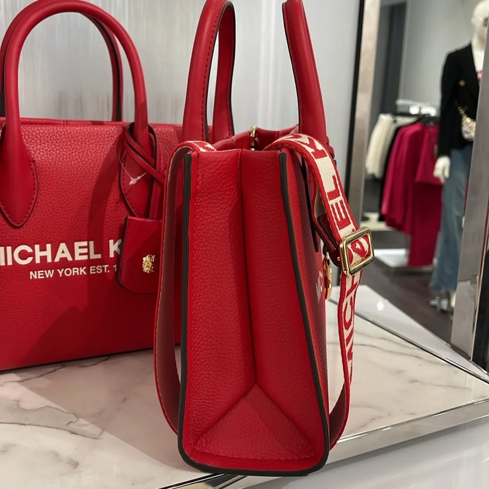 MICHAEL KORS
Mirella Small Pebble Leather Crossbody Bag
Bright Red
NWT - Picture 5 of 16